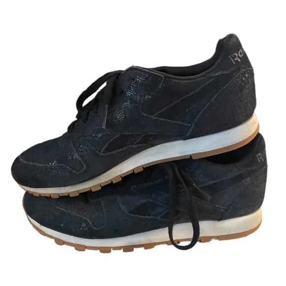 REEBOK CLASSIC LEATHER CLEAN EXOTICS WOMEN   Size 7 - Picture 9 of 14